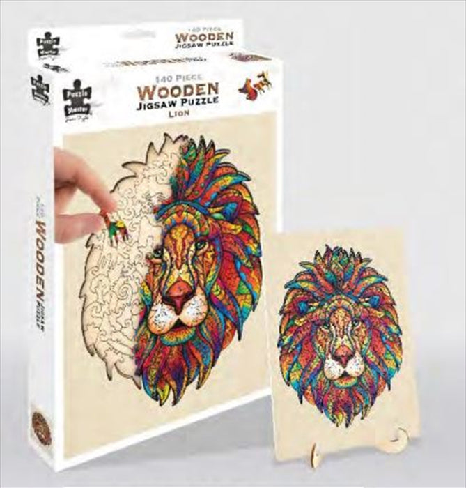 Lion 140 Piece Wooden Puzzle Puzzle Jigsaw Puzzle Kids Fun Adult Toy Gift 140pc