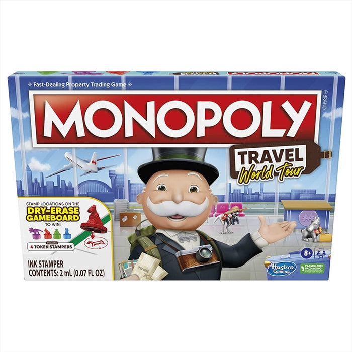 Monopoly Travel Worldtour Edition Kids Fun Adult Toy Gift