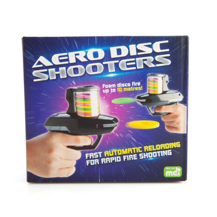 Aero Disc Shooters  Shoot Foam Discs Up To 10 Metres Toy Kid Perfect Gift