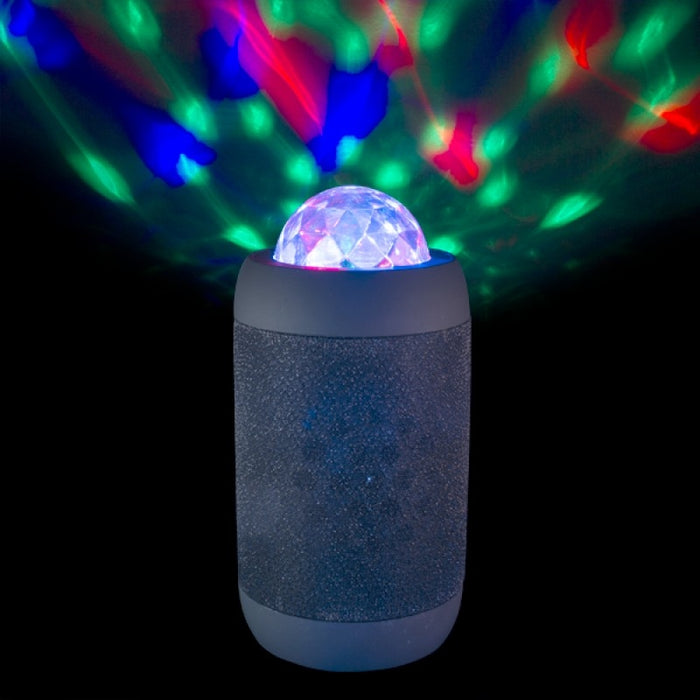 Black Disco Ball Wireless Speaker Bluetooth Wireless Speaker Rechargeable Cylinder Speaker