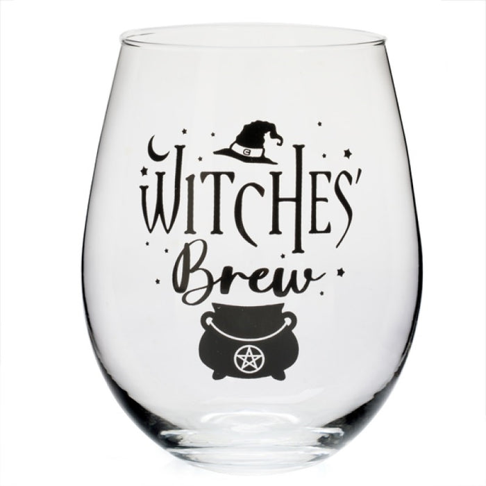 Witches Brew Stemless Glass Wine Glass Drinking Glasses Cup Mugs Gifts