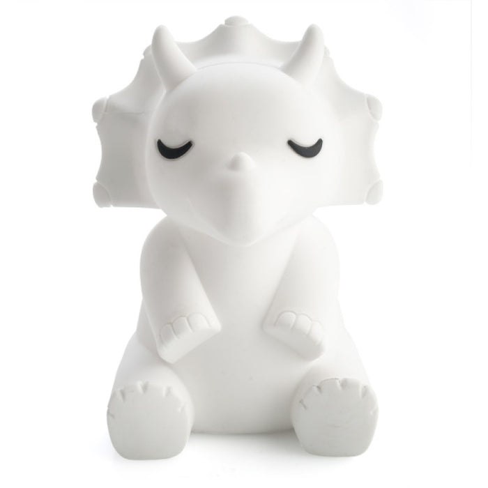 Lil Dreamers Triceratops Soft Touch LED Light Night Light Rechargeable Kid Bedroom Lamp
