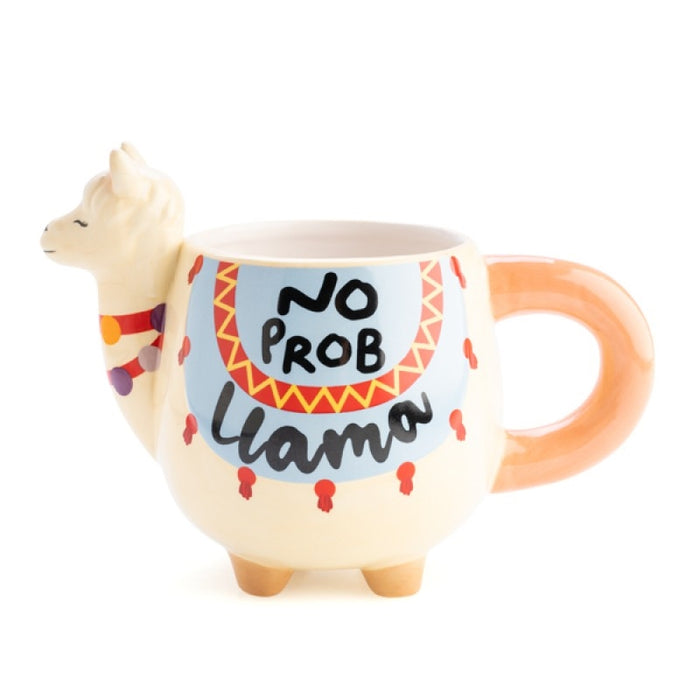 No Prob Llama 3D Mug Tea and Coffee Mug Home Office Best Gift  Tea Cup Novelty Gift