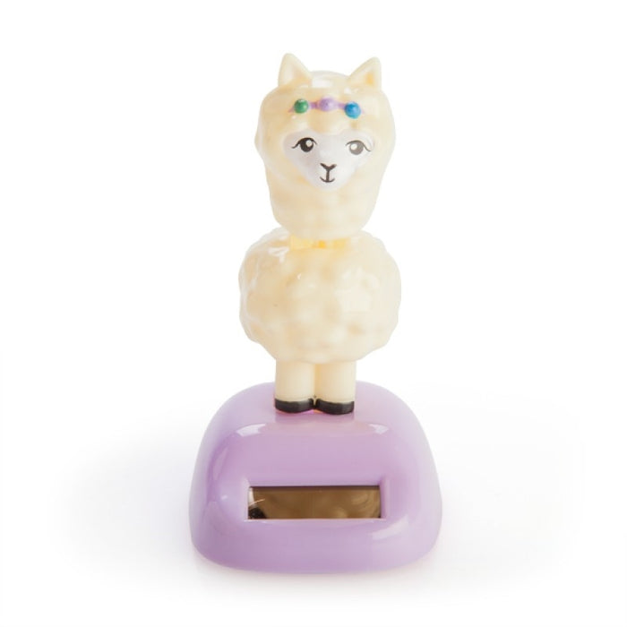 Alpaca Solar Dancer Fun Solar Powered Flip Flap Car Home Desktop Swing Toy