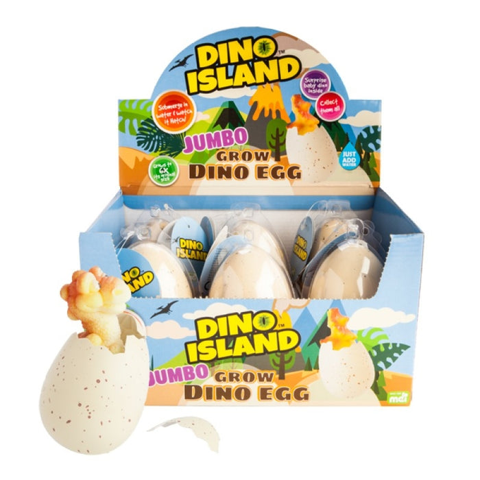 Jumbo Grow and Hatch Realistic Dinosaur Egg Just Add Water to Grow 3x It's Size