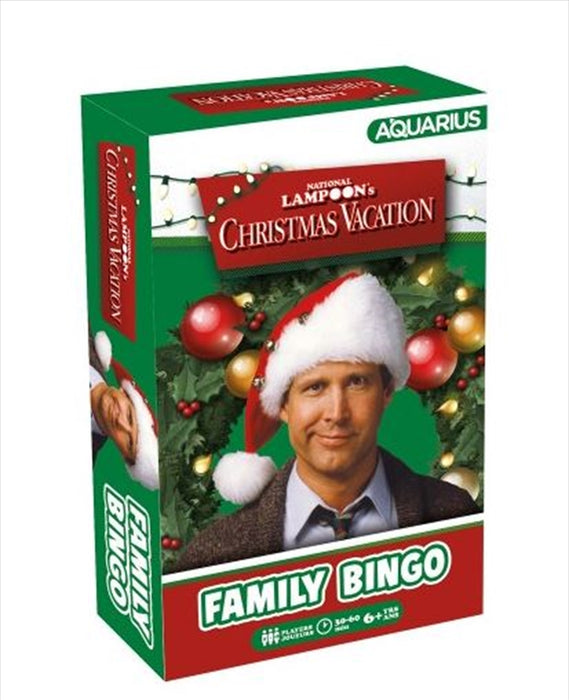 Christmas Vacation Family  XMAS VACATION Family Fun Bingo Game Officially Licensed Ages 8+ 2 to 18 Players