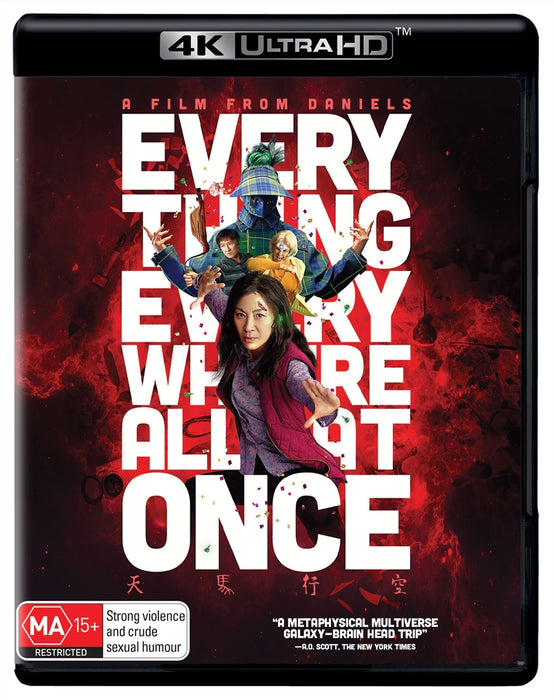 Everything Everywhere All At Once UHD Used Very Good 4K UHD Blu-ray With Blu-Ray, Ultimate Ed, 4K Master