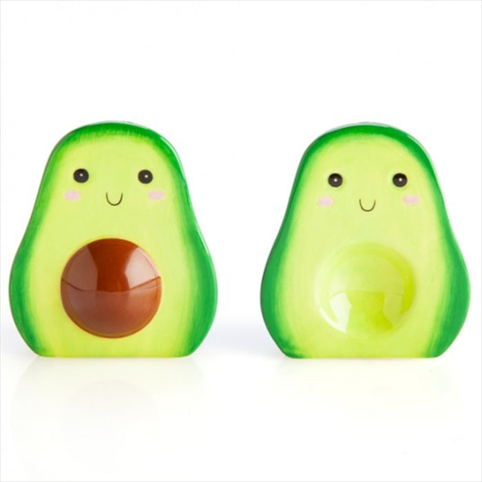 Avocado Salt Pepper Set Cute Ceramic Salt And Pepper Shakers Figurine Set