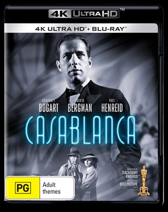 Casablanca | Blu-ray + UHD UHD Used Very Good 4K UHD Blu-ray With Blu-Ray, Ultimate Ed, 4K Master