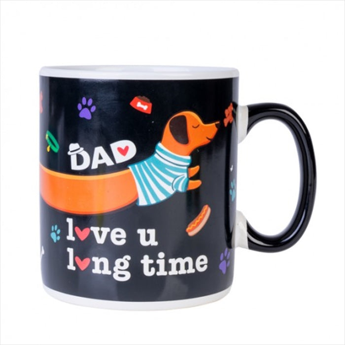 Dachshund Dad Giant Mug Tea and Coffee Mug Home Office Best Gift  Tea Cup Novelty Gift