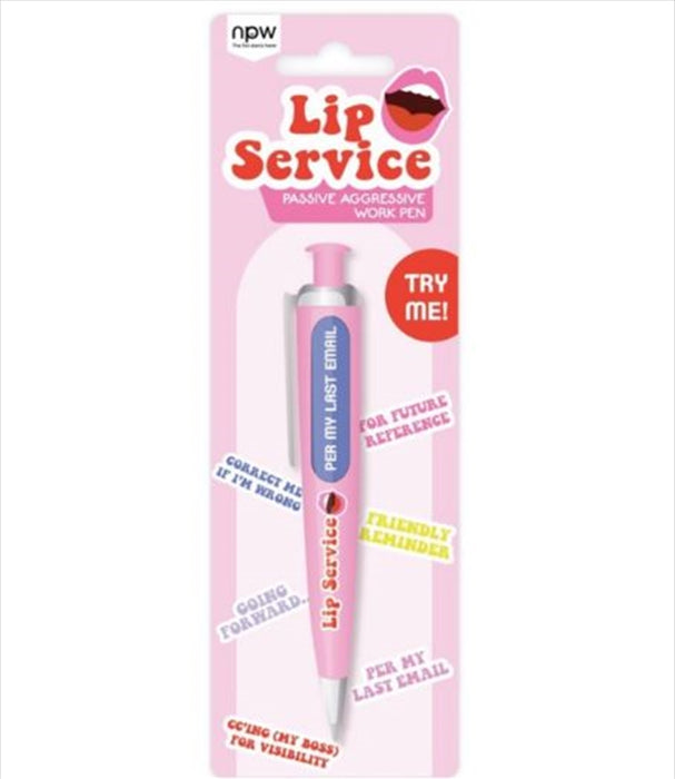 Predict A Pen - Lip Service Premium High Quality Perfect Gift Idea