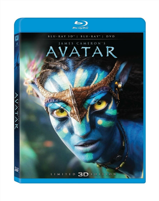 Avatar Blu-ray 3D  Limited 3D Edition Blu-ray + Blu-ray + DVD