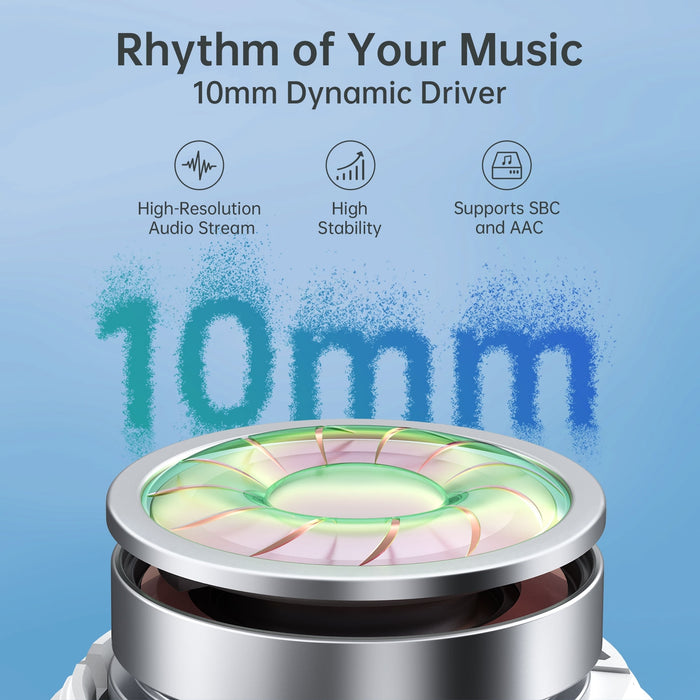 CHOETECH BH-T02 True Wireless Earbuds TWS Bluetooth 5.0 Wireless In-Ear Headphones White