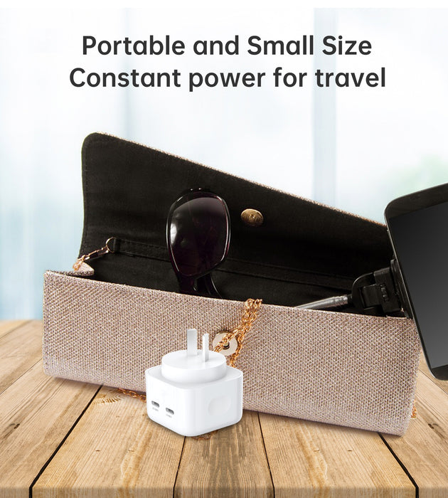 CHOETECH Q5008 PD 35W Dual USB-C Charger Dual-Port Output  Fast Charging Superior Safety