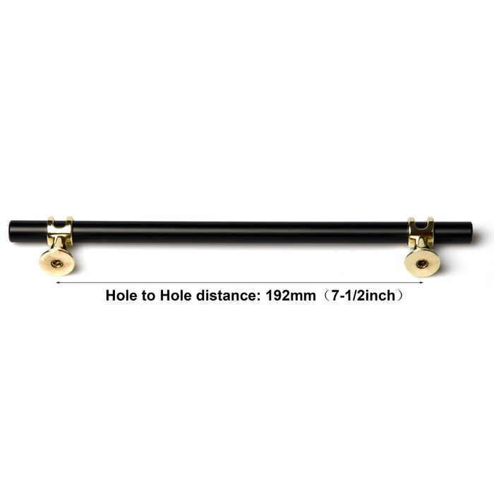 Luxury Design Kitchen Cabinet Handles Drawer Bar Handle Pull Black 192mm