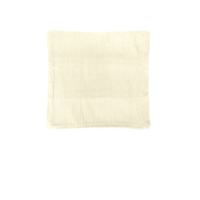 Mila Cotton Striped Cushion Cover Cream 43 x 43 cm 100% Cotton Machine Washable