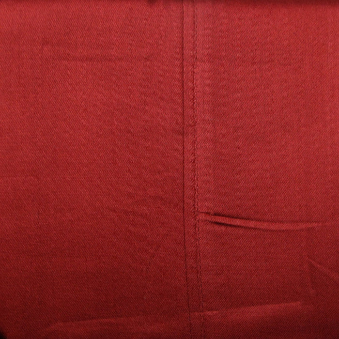 Pair of Cotton Standard Pillowcases 375TC Burgundy