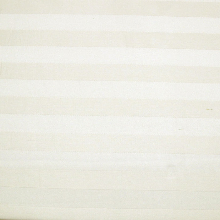 1000TC Self Striped Tailored Quilt Cover Set Machine Washable Ivory King