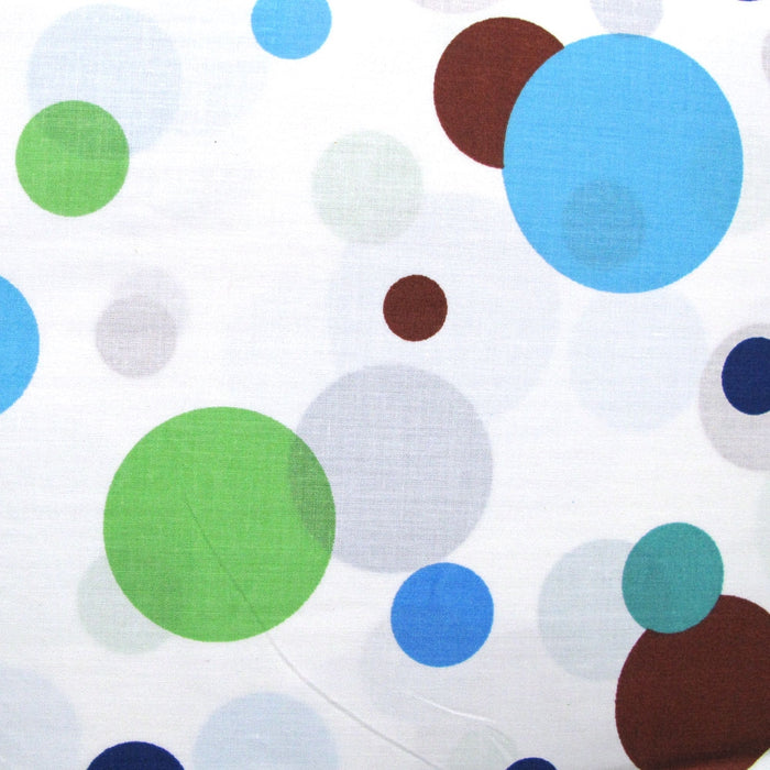 Galaxy Dots Blue Quilt Cover Set Queen With Standard Pillowcases Polyester Cotton