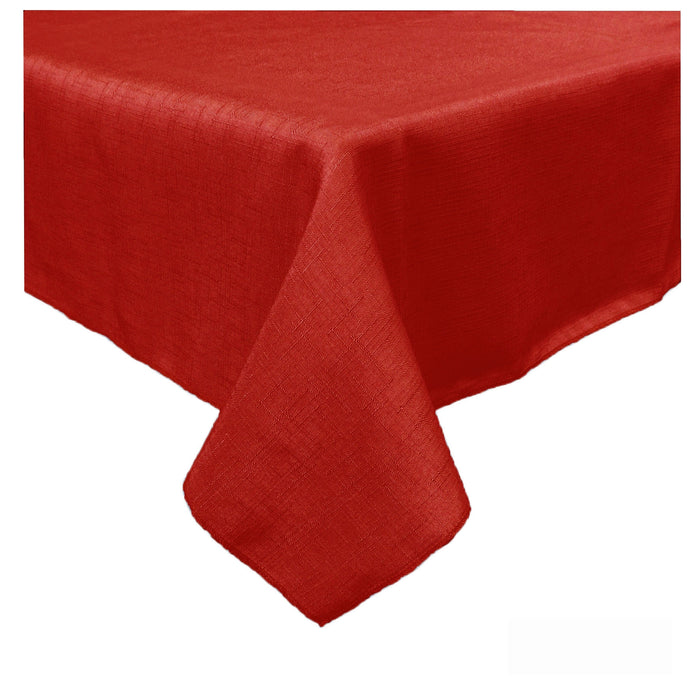 Emporio Slub Table Cloth Red 150 x 230 cm Dining Table Cloth