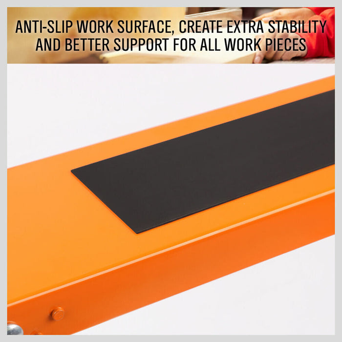 2Pack Mastercraft Sawhorse Metal Folding Non-slip Surface Saw Horse 120KG Capacity
