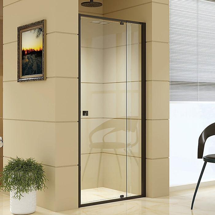Adjustable Semi Frameless Shower Screen (82~90) x 195cm Australian Safety GlassHigh Quality