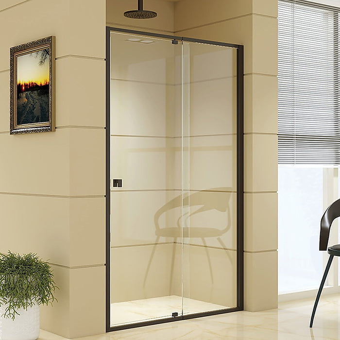 Adjustable Semi Frameless Shower Screen (114~122) x 195cm Australian Safety GlassHigh Quality