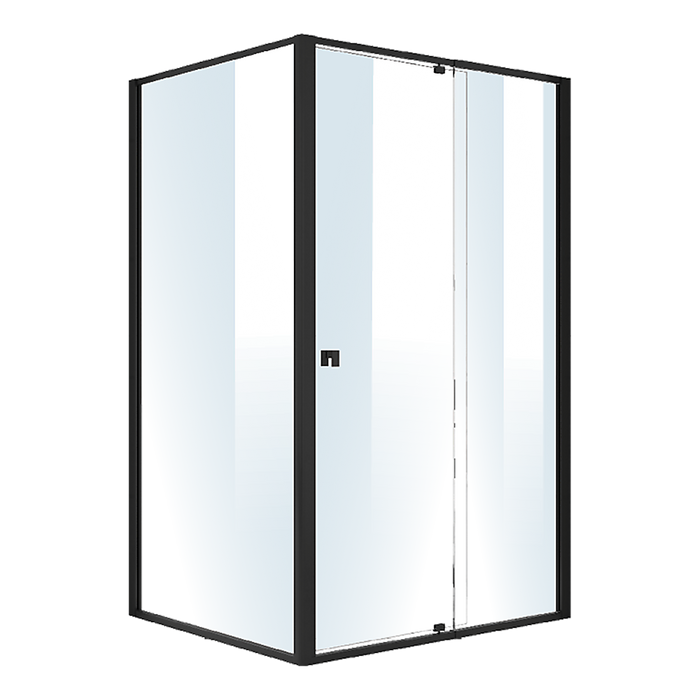 Semi Frameless Shower Screen (114~122)x 195cm & (98~101)x195cm Side AS/NZS GlassHigh Quality