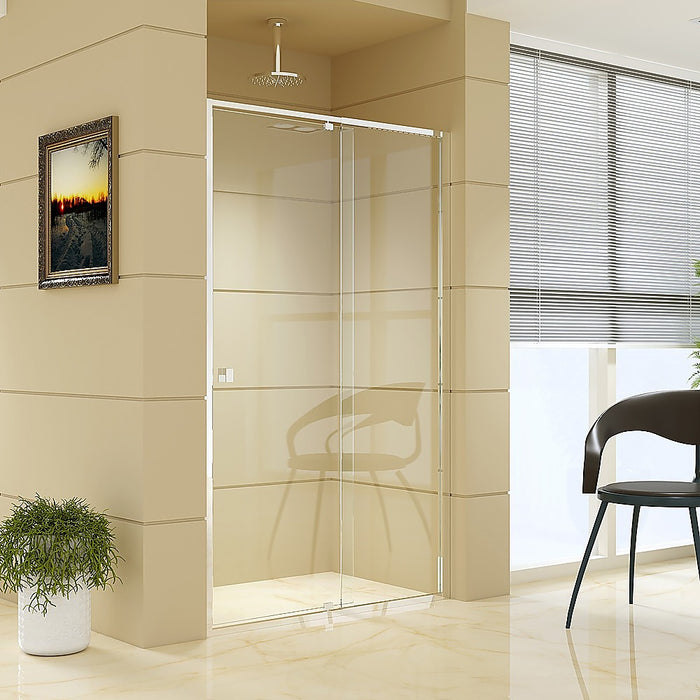 Adjustable Semi Frameless Shower Screen (114~122) x 195cm Australian Safety GlassHigh Quality