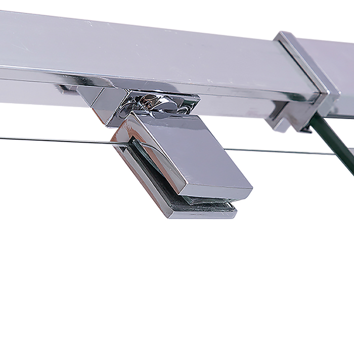 Adjustable Semi Frameless Shower Screen (82~90) x 195cm Australian Safety GlassHigh Quality
