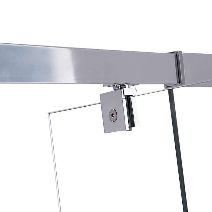 Adjustable Semi Frameless Shower Screen (74~82) x 195cm Australian Safety GlassHigh Quality