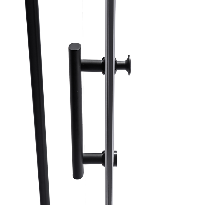 Shower Screen 1200x1000x1900mm Framed Safety Glass Pivot Door By Della FrancescaHigh Quality