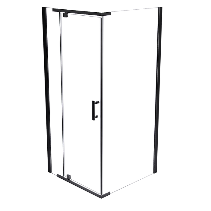 Shower Screen 1200x800x1900mm Framed Safety Glass Pivot Door By Della FrancescaHigh Quality