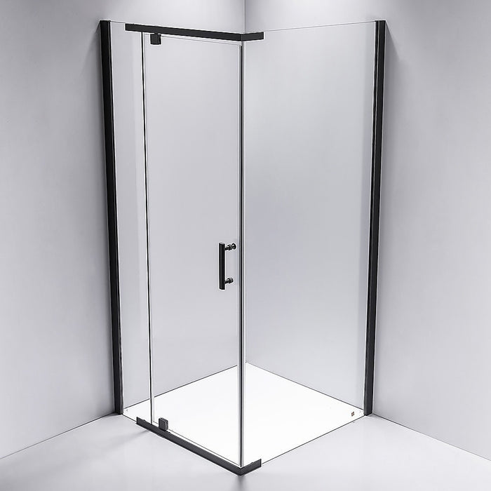 Shower Screen 1200x900x1900mm Framed Safety Glass Pivot Door By Della FrancescaHigh Quality