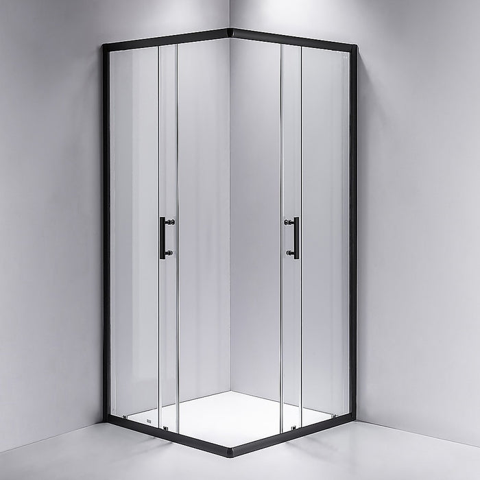 800 x 800mm Sliding Door Nano Safety Glass Shower Screen By Della FrancescaHigh Quality