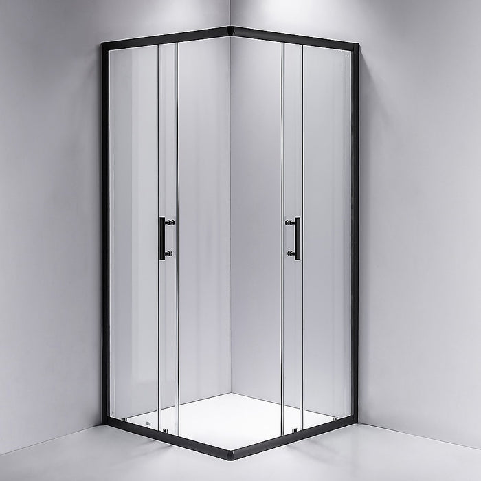 800 x 900mm Sliding Door Nano Safety Glass Shower Screen By Della FrancescaHigh Quality