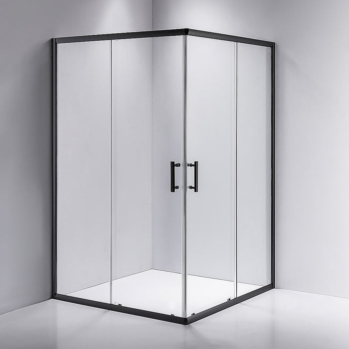 800 x 1000mm Sliding Door Nano Safety Glass Shower Screen By Della FrancescaHigh Quality