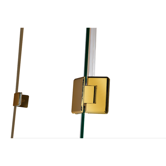 900 x 900mm Frameless 10mm Glass Shower Screen By Della Francesca