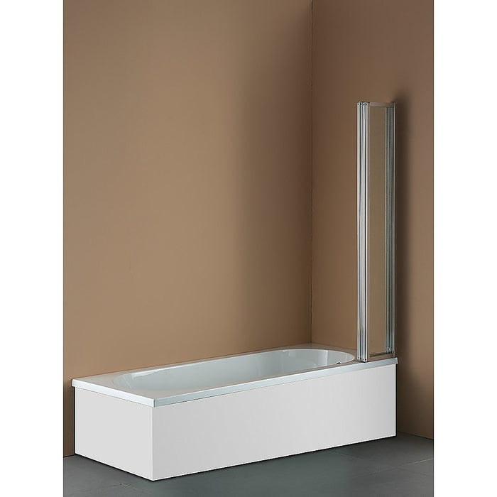 4 Fold Chrome Folding Bath Shower Screen Door Panel 1000 x 1400mmHigh Quality