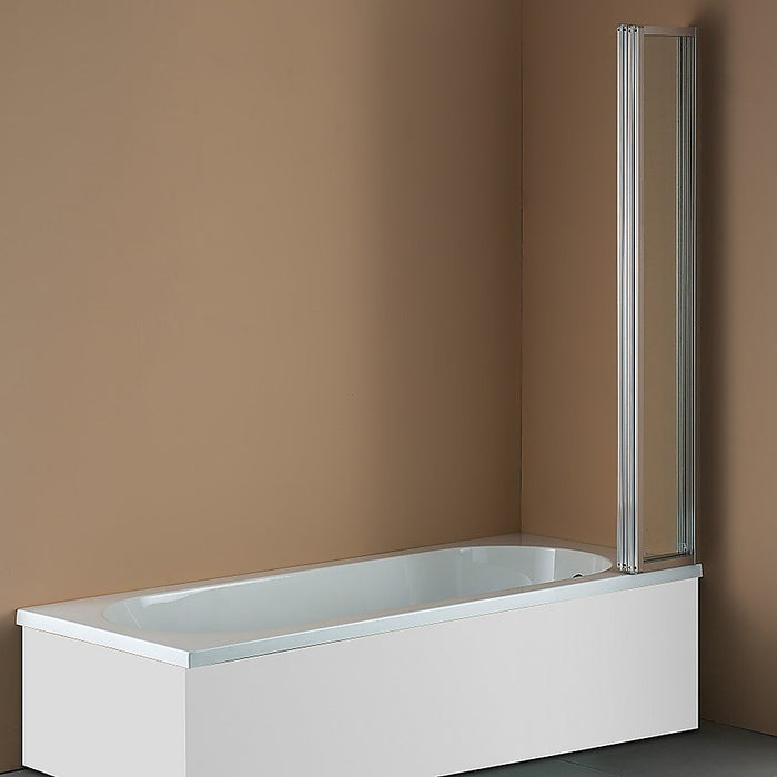 4 Fold Chrome Folding Bath Shower Screen Door Panel 1000 x 1400mmHigh Quality
