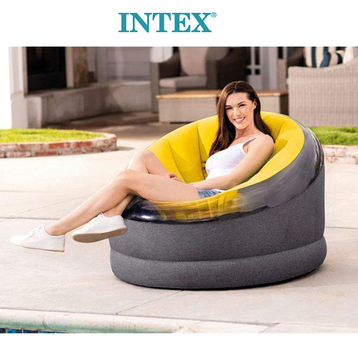 INTEX Empire Chair Inflatable Lounger Sleeping Sofa Portable & Dorm Lounge Seat