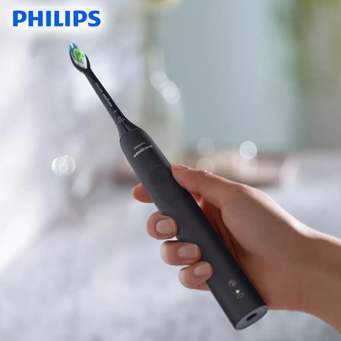 Philips Sonicare 3100 Range Black And White Toothbrush HX3676/34 2Packs Set