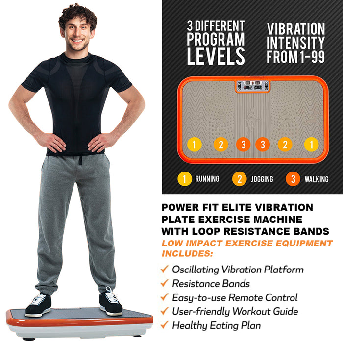 Home Gym Gym Excrcise Body Workout Powerfit Compact Vibration machine AU Stock