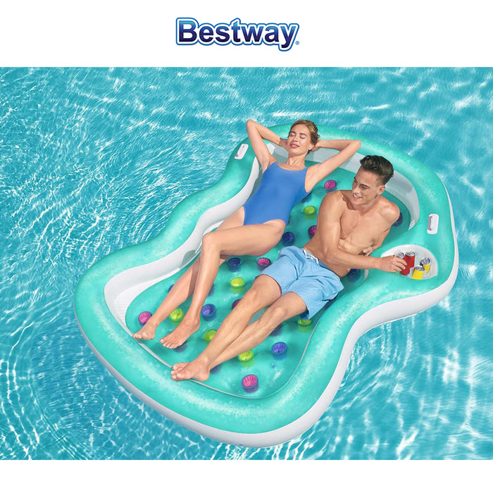 Bestway With ice bucket Double Designer Lounge Float for 2 person AU STOCK