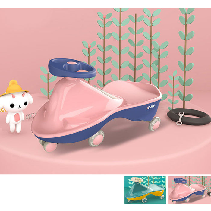 Twist Car New Colour Flash Wheels For Children Swing Car Ride On Toy