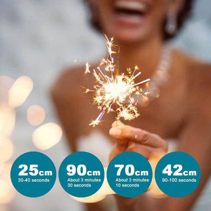 90cm Large Sparklers Party Sparkler For Birthdays Party Parties Wedding Low Smoke Gold Sparklers