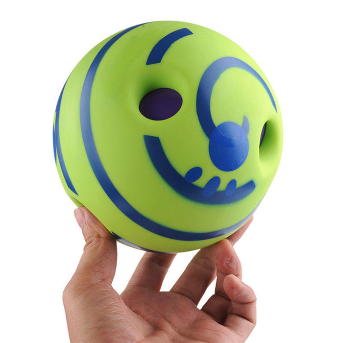 Wobble Wag Giggle Ball Dog Doggy Engoy Play Ball Rolling Shaken Rolling Shaken With Funny Sound