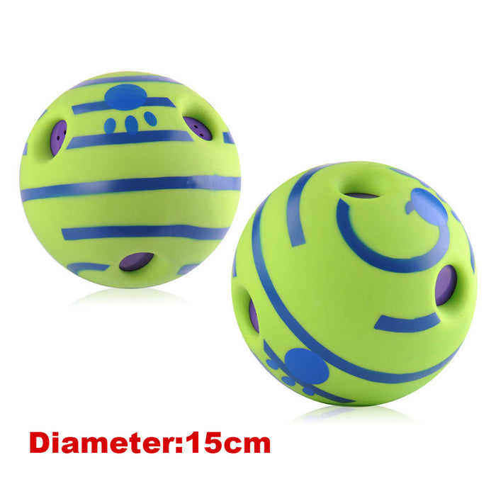 Wobble Wag Giggle Ball Dog Doggy Engoy Play Ball Rolling Shaken Rolling Shaken With Funny Sound