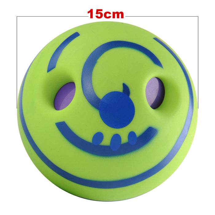 Wobble Wag Giggle Ball Dog Doggy Engoy Play Ball Rolling Shaken Rolling Shaken With Funny Sound