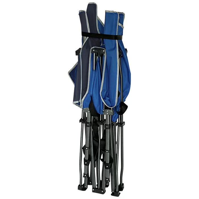 Hidden Wild XL Portable Folding Camp Bed Cot with Carry Bag Instant Open & Close